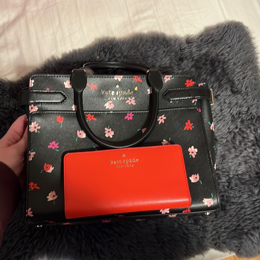 KATE SPADE STACI SATCHEL WITH WALLET